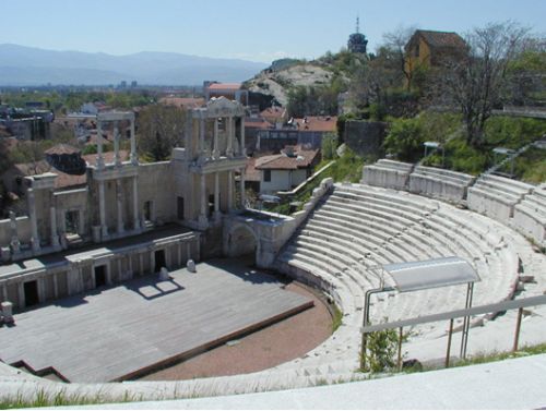 Римский амфитеатр в Старом Пловдиве